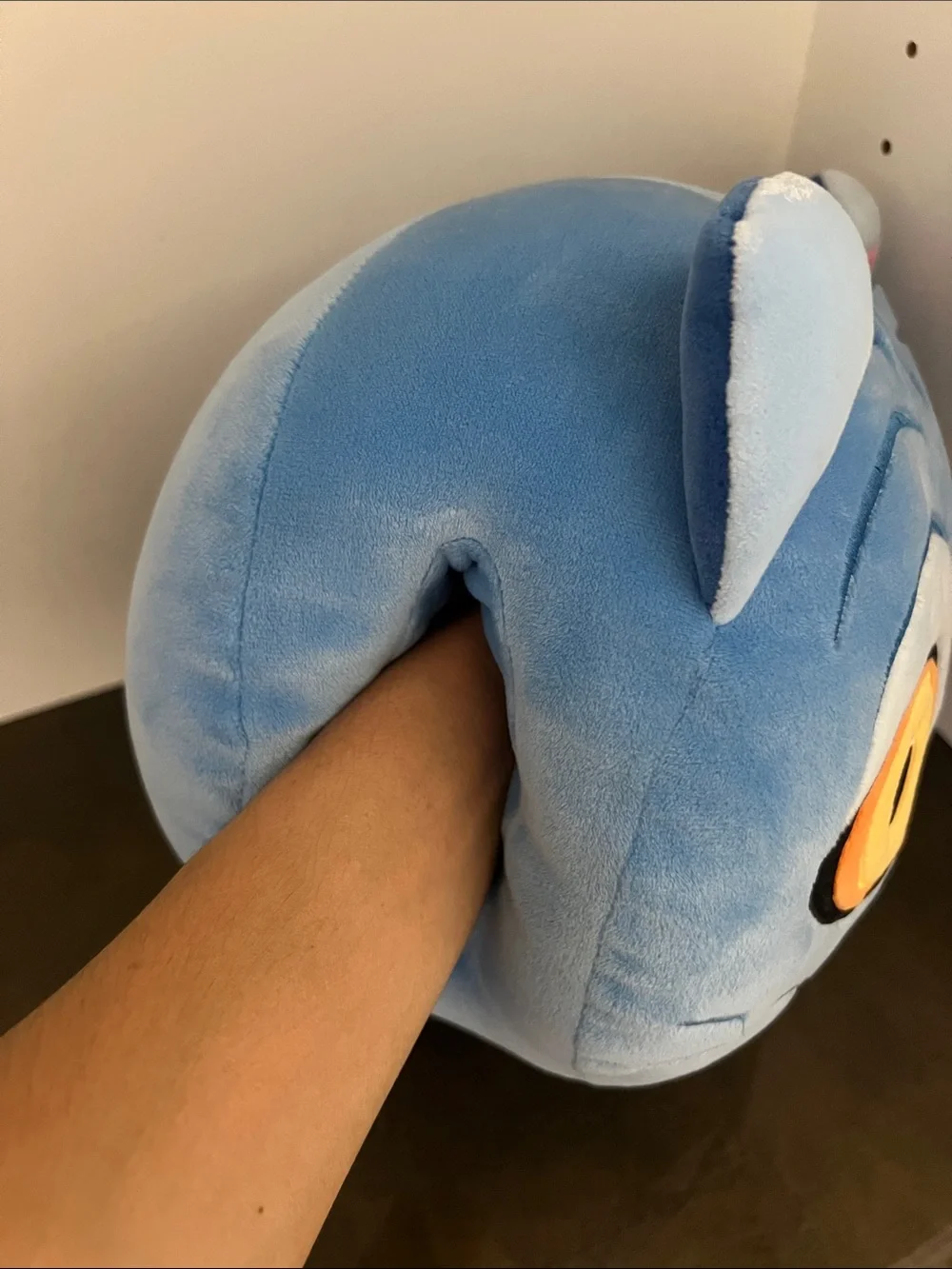 Netflix Blue Cat Plush Pair with Yellow Eyes